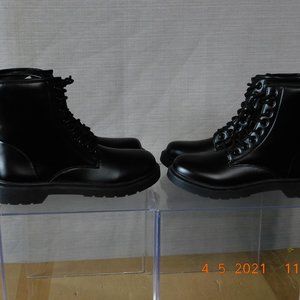 Ladies' Black Combat Boots Style 25430702